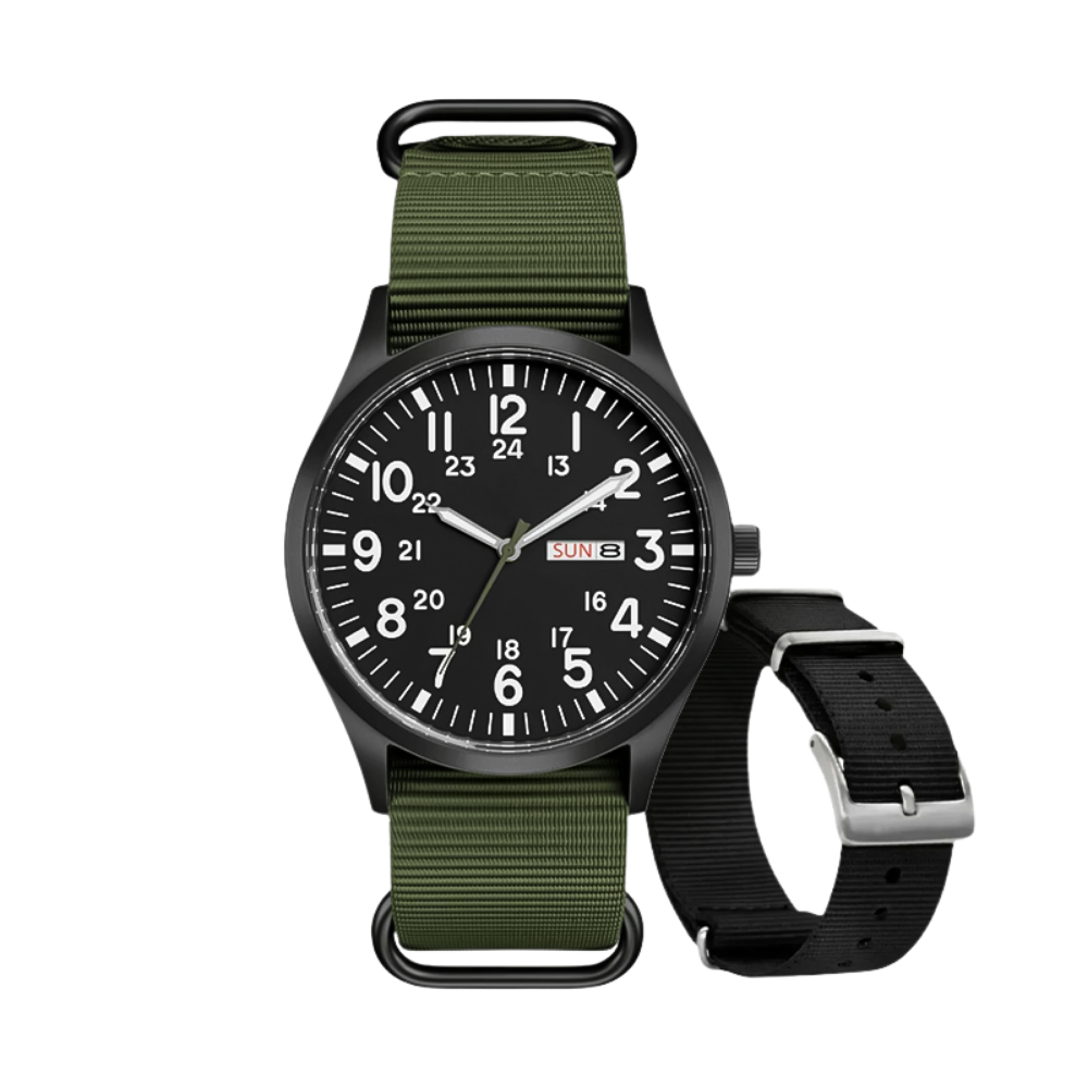 KRAVENOR SENTINEL VERDANT - (WATCH + EXTRA STRAP)