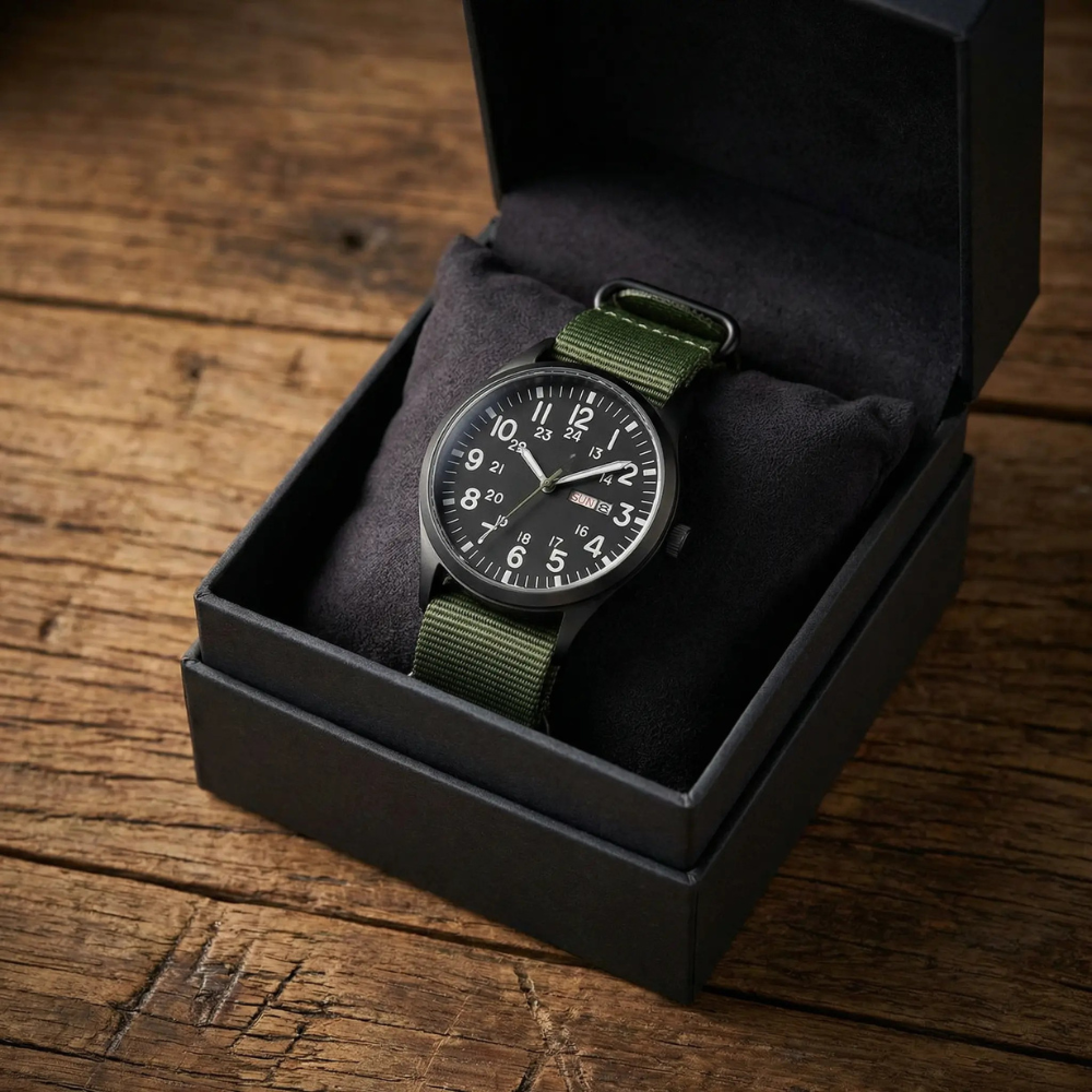 KRAVENOR SENTINEL VERDANT - (WATCH + EXTRA STRAP)